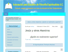 Tablet Screenshot of espiritualismo.org